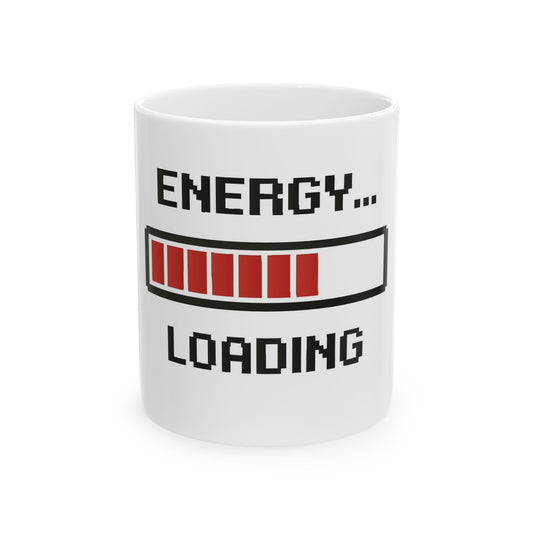 Energy Loading Mug — Pixel Progress Bar Coffee Cup (11oz, 15oz)