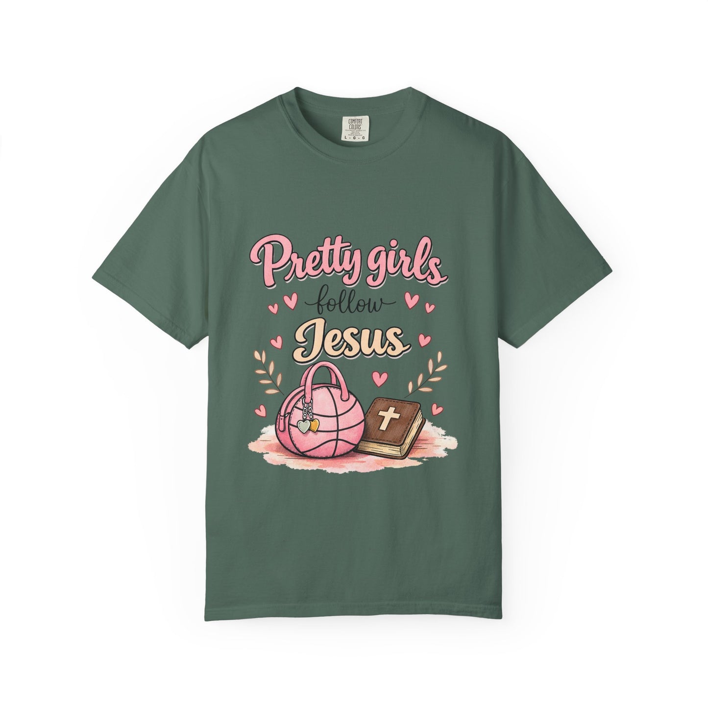 Pretty Girls Follow Jesus T-Shirt — Cute Christian Youth Tee