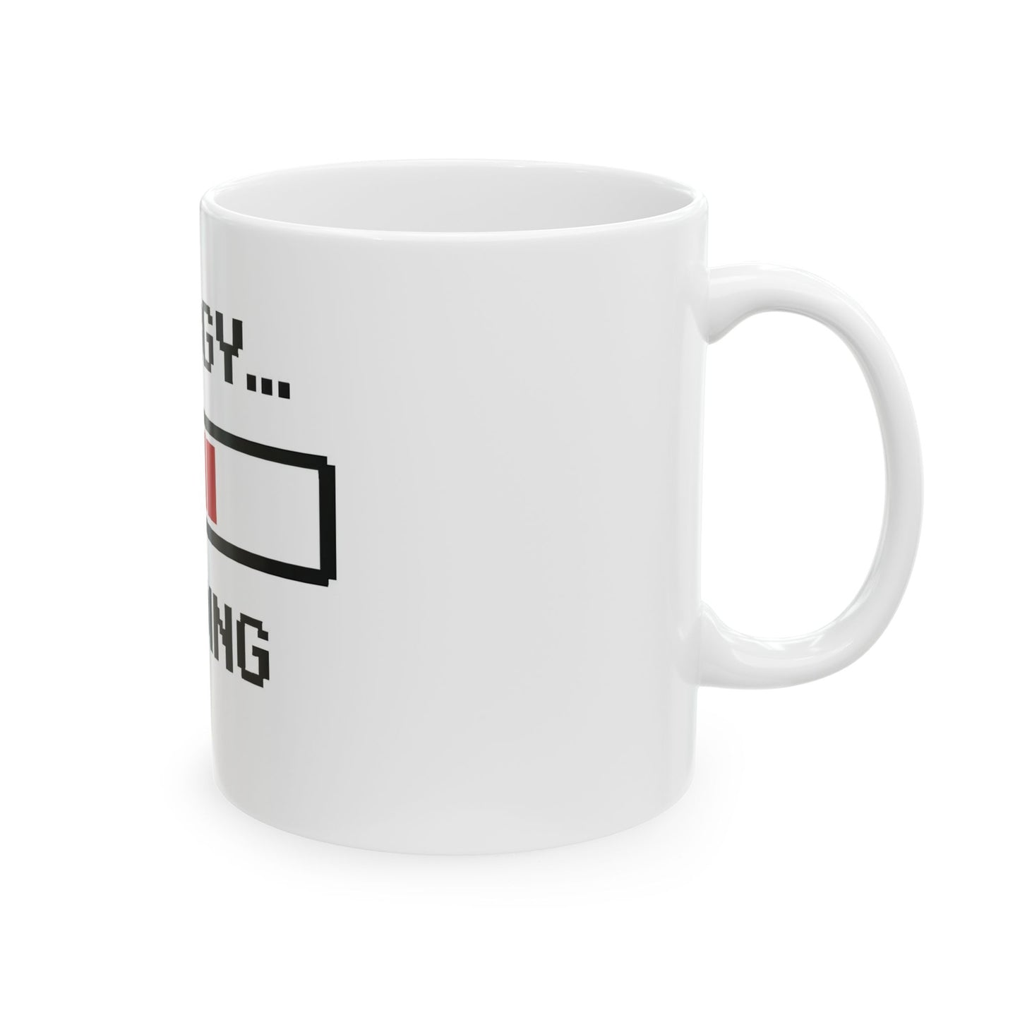 Energy Loading Mug — Pixel Progress Bar Coffee Cup (11oz, 15oz)