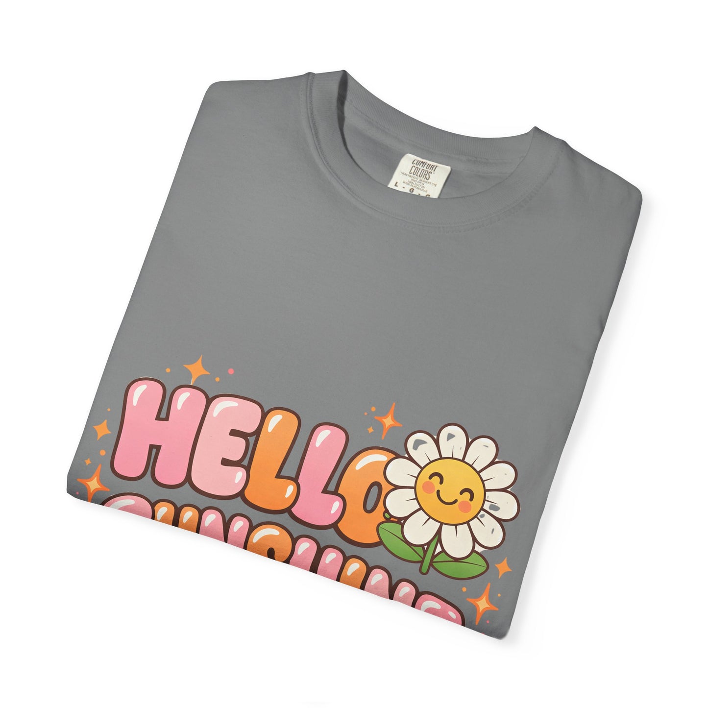 "Hello Sunshine" Retro Daisy Graphic Tee