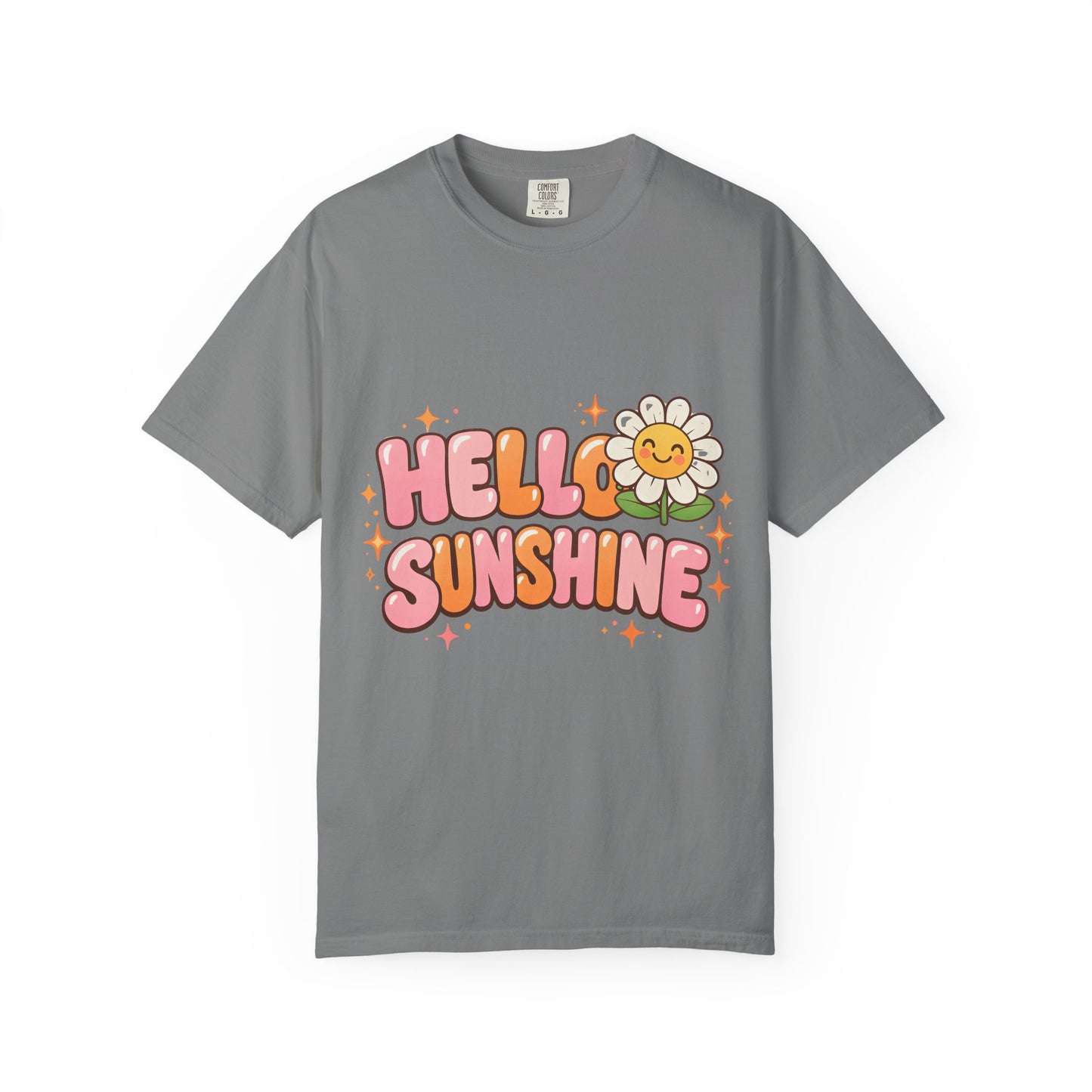 "Hello Sunshine" Retro Daisy Graphic Tee