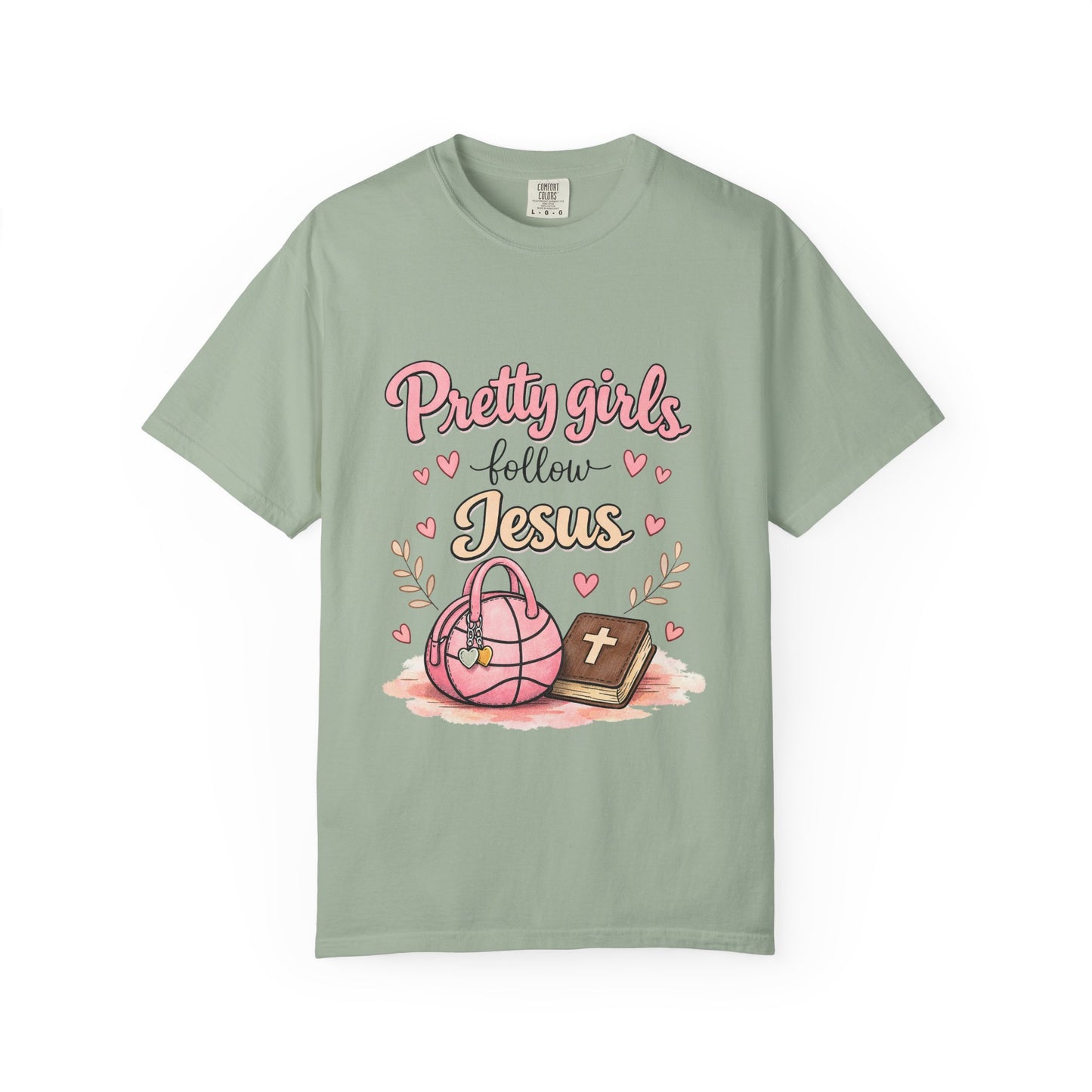 Pretty Girls Follow Jesus T-Shirt — Cute Christian Youth Tee