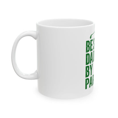 Best Dad by Par Golf Mug — Funny Father’s Day Ceramic Coffee Cup (11oz, 15oz)