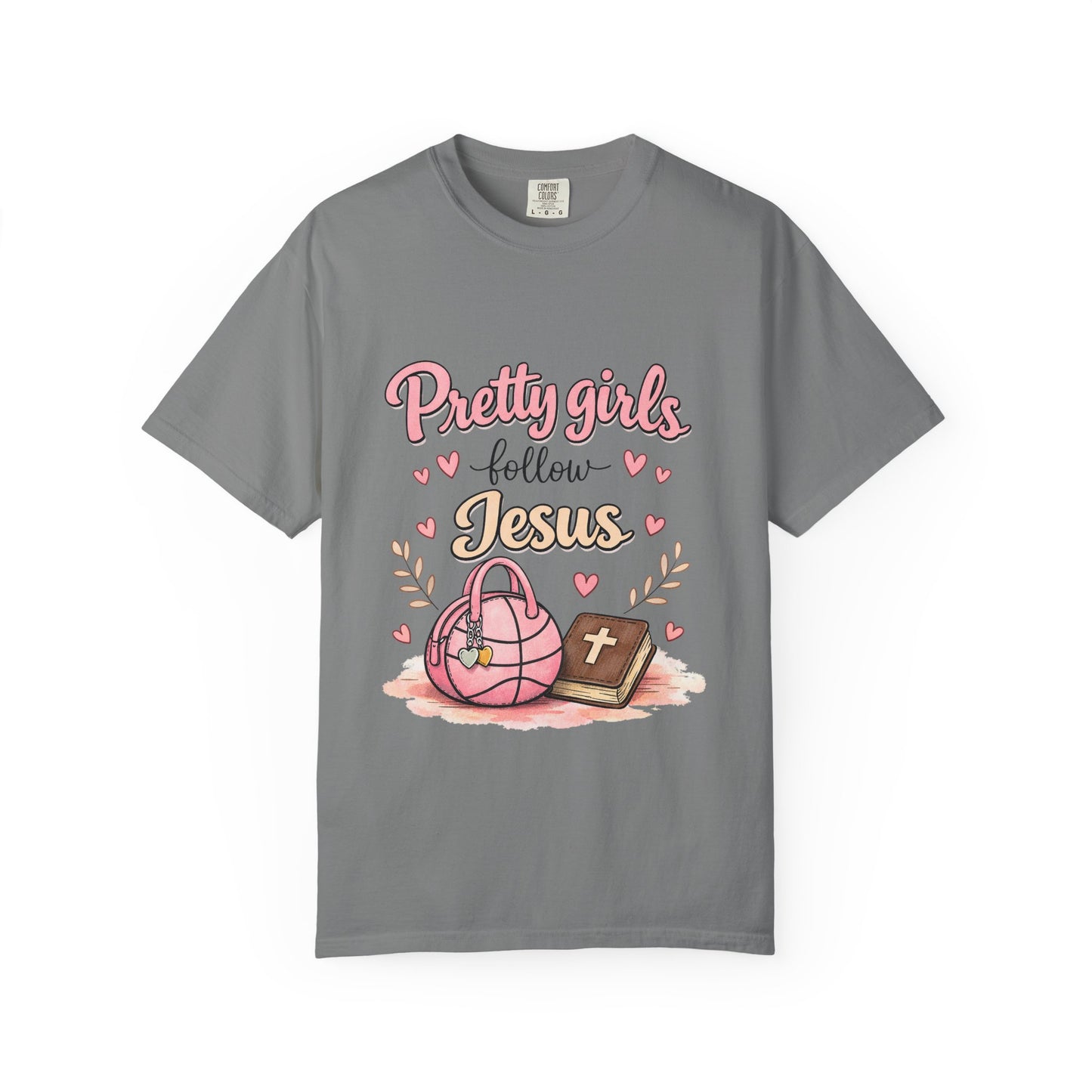 Pretty Girls Follow Jesus T-Shirt — Cute Christian Youth Tee