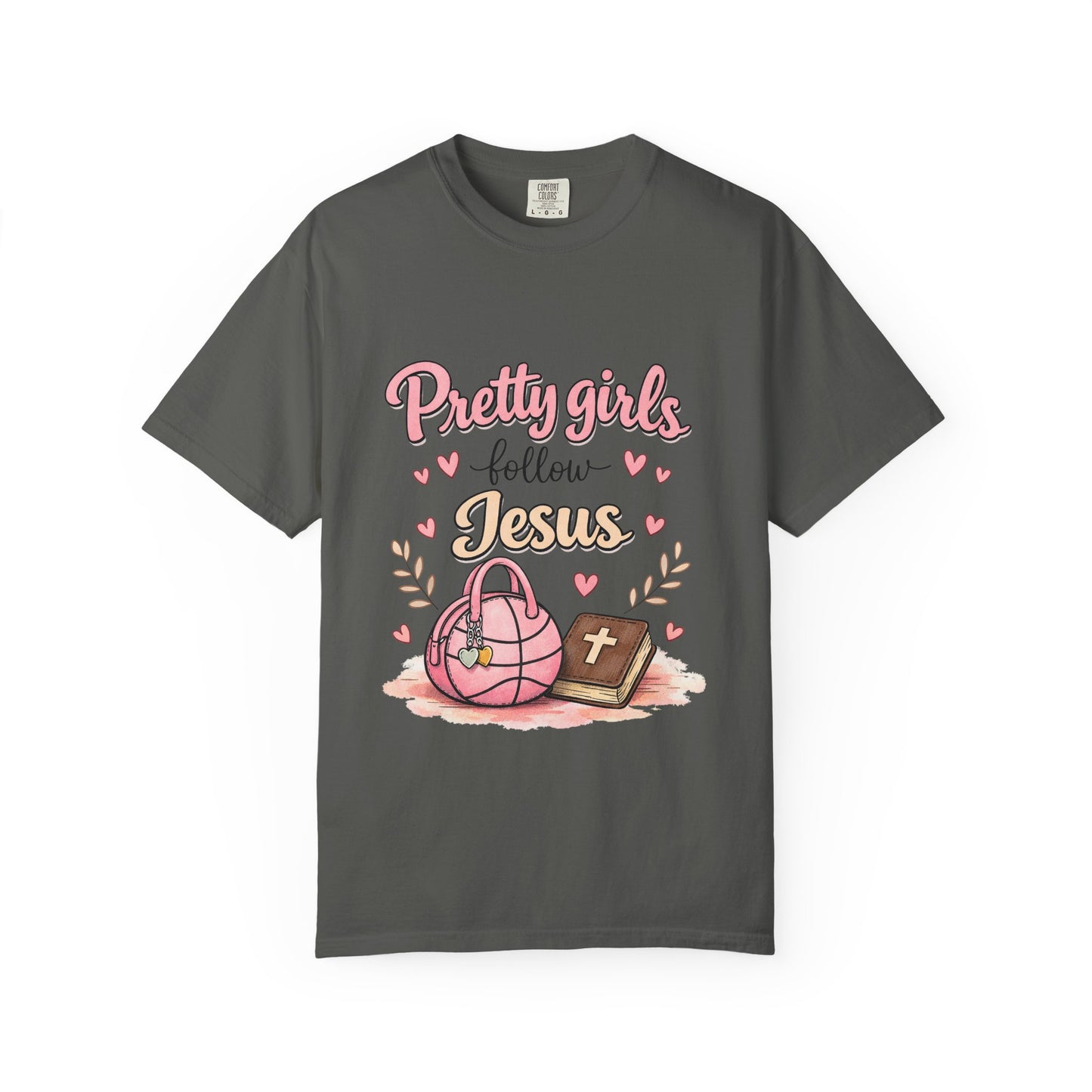 Pretty Girls Follow Jesus T-Shirt — Cute Christian Youth Tee