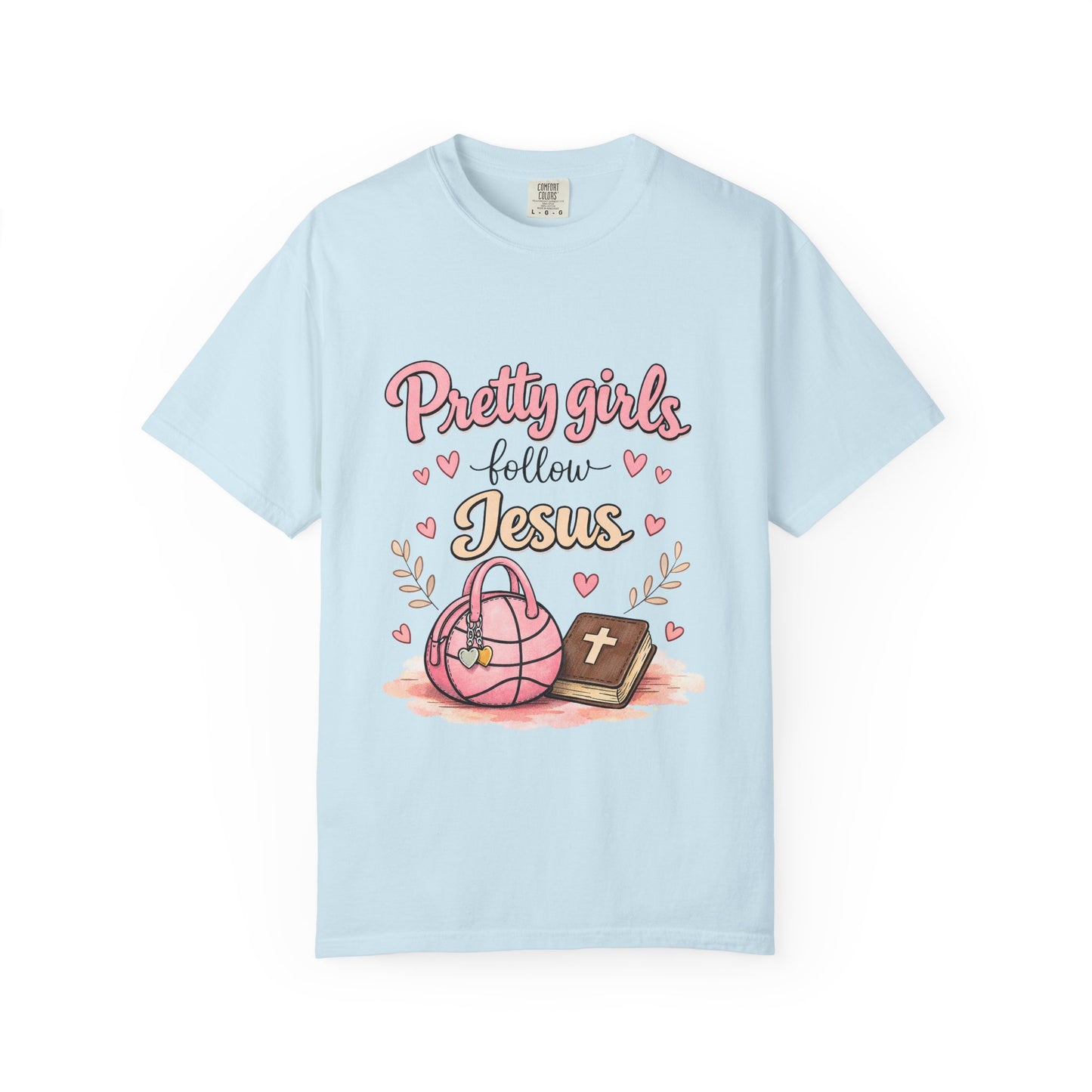 Pretty Girls Follow Jesus T-Shirt — Cute Christian Youth Tee