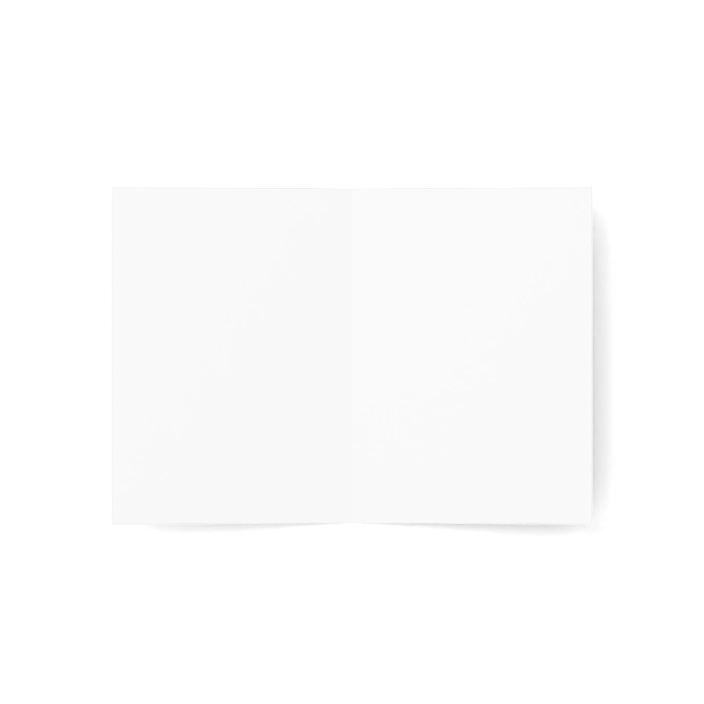 Happy Birthday Cat Illustration Greeting Card | Funny Cat Birthday Card