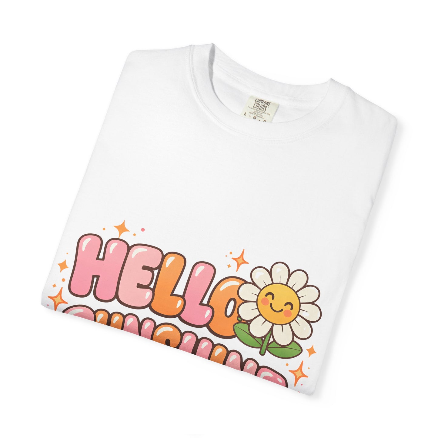 "Hello Sunshine" Retro Daisy Graphic Tee