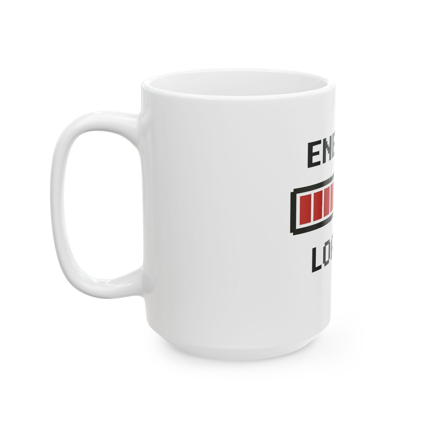 Energy Loading Mug — Pixel Progress Bar Coffee Cup (11oz, 15oz)