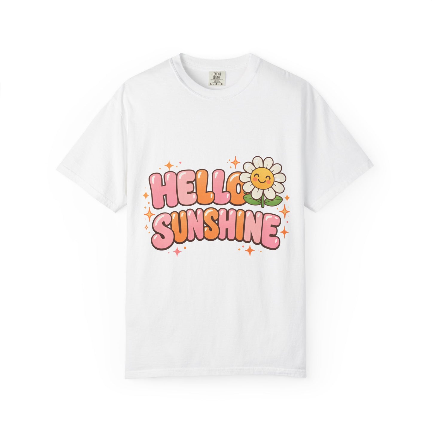 "Hello Sunshine" Retro Daisy Graphic Tee