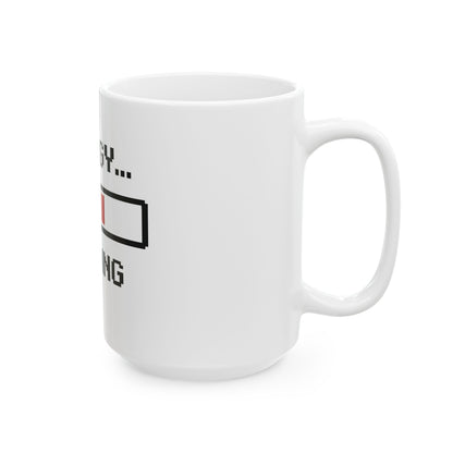 Energy Loading Mug — Pixel Progress Bar Coffee Cup (11oz, 15oz)