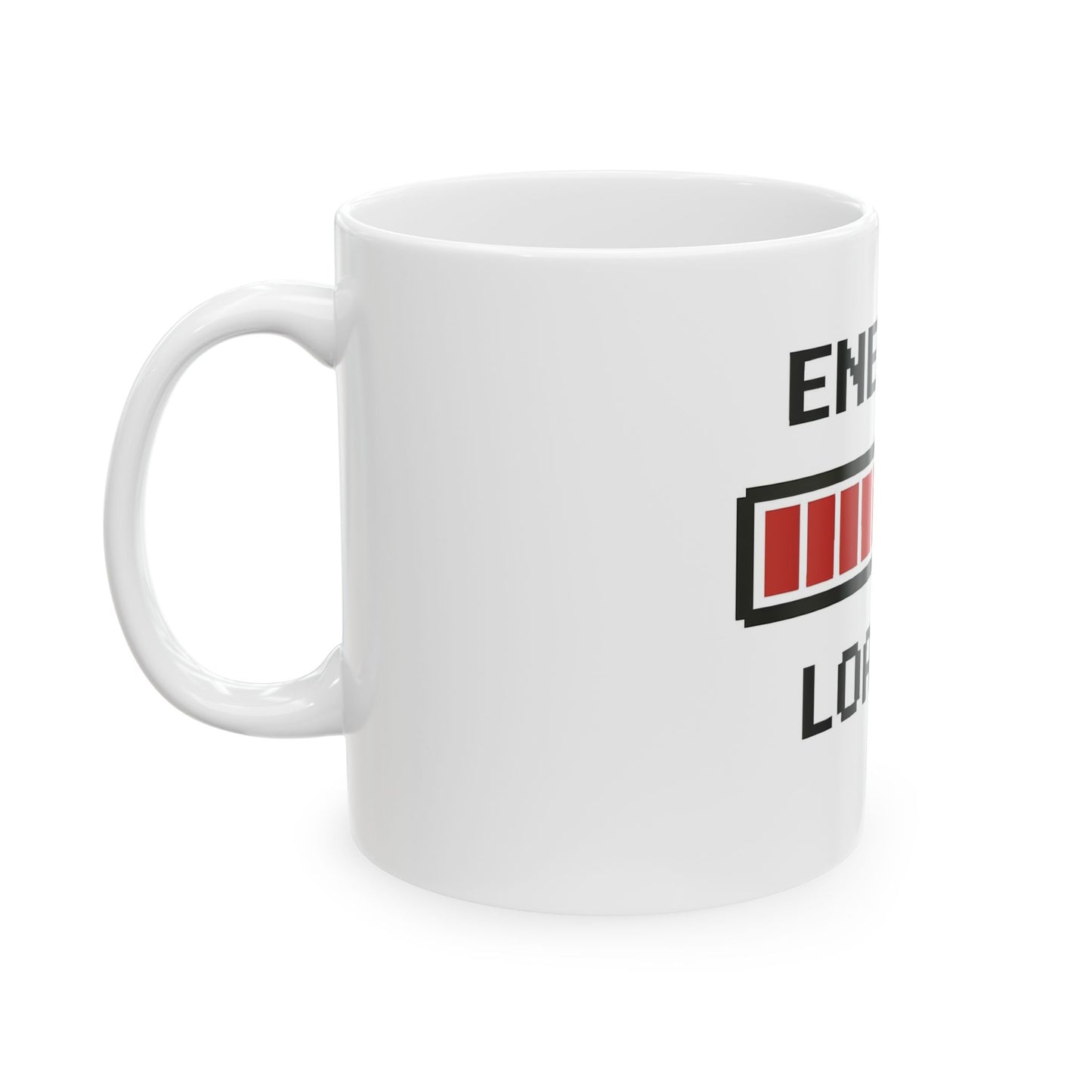 Energy Loading Mug — Pixel Progress Bar Coffee Cup (11oz, 15oz)