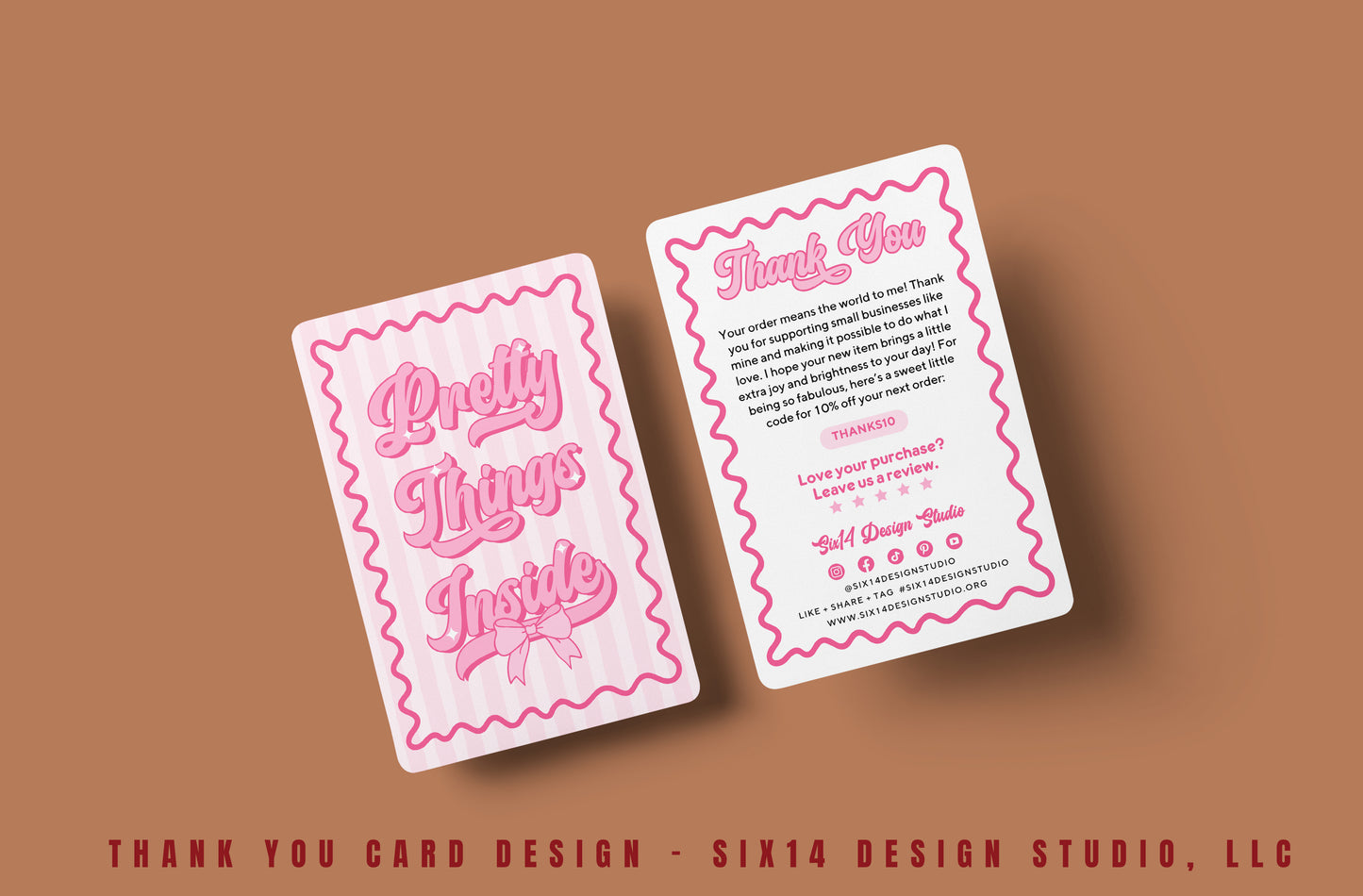 Thank You / Insert Card Design